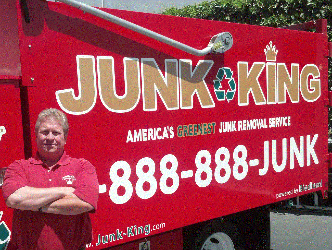 Junk King Franchise Owner, Lee Turrini.